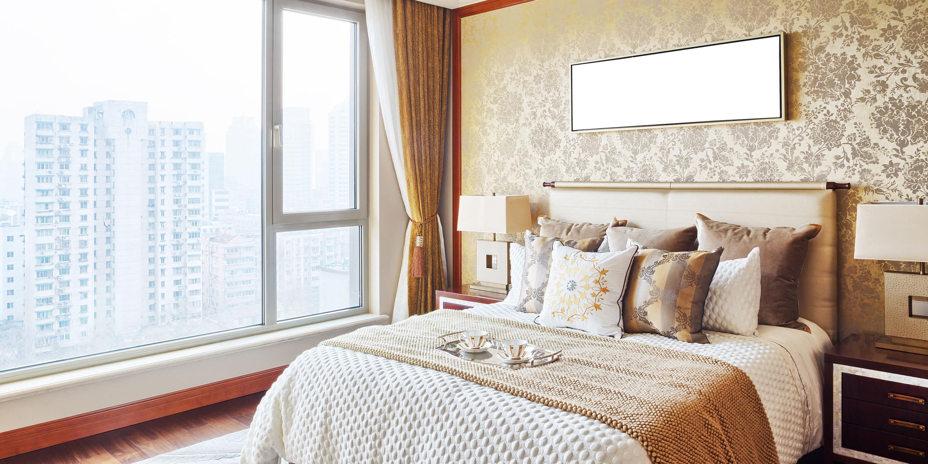 barok behangpapier slaapkamer